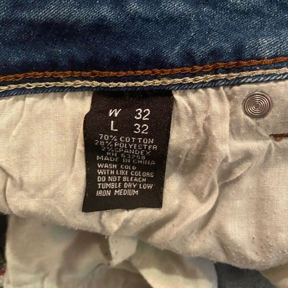 Distressed straight leg jeans 32 x 32 by Native - Picture 4 of 5